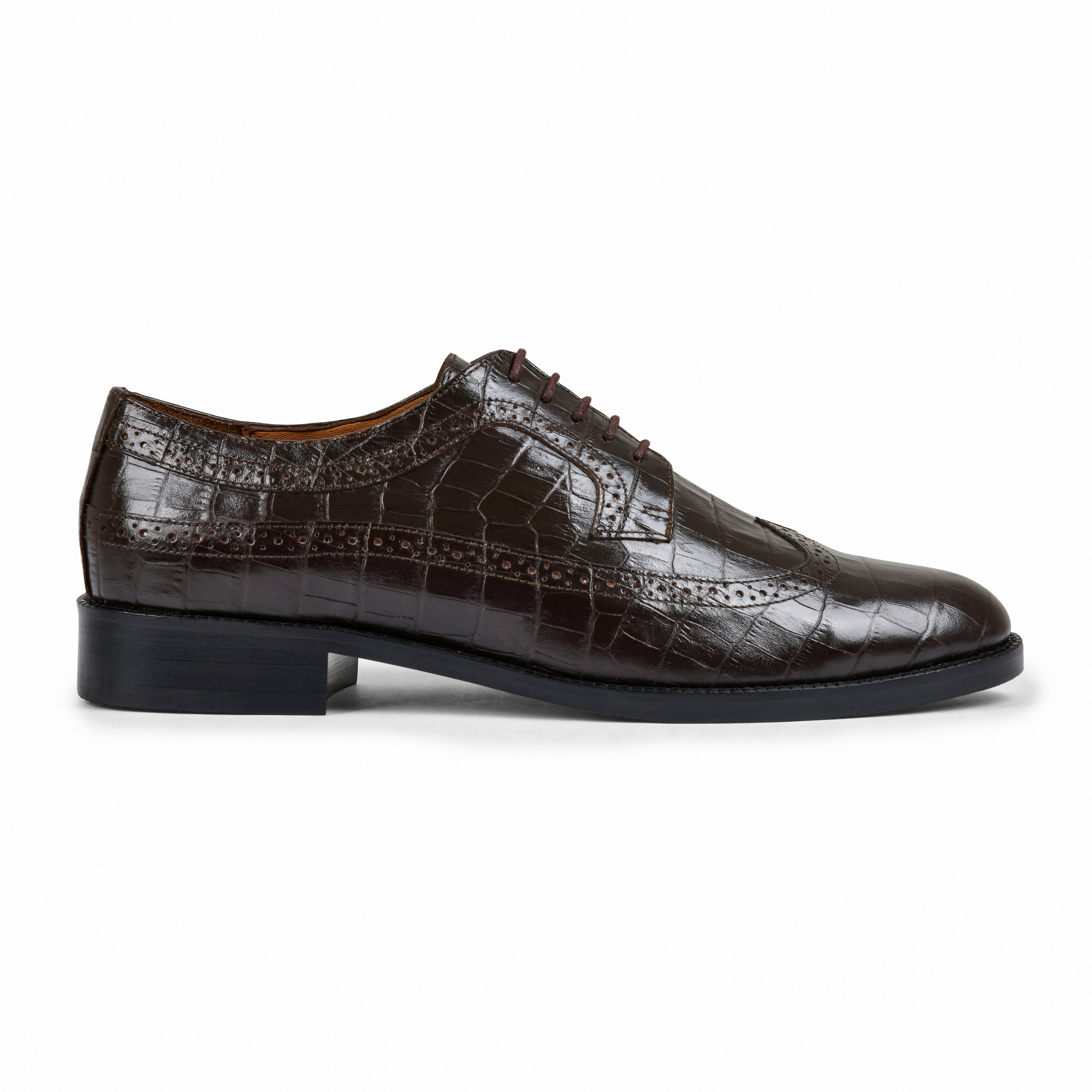 DOMINIC | DARK BROWN CROCO