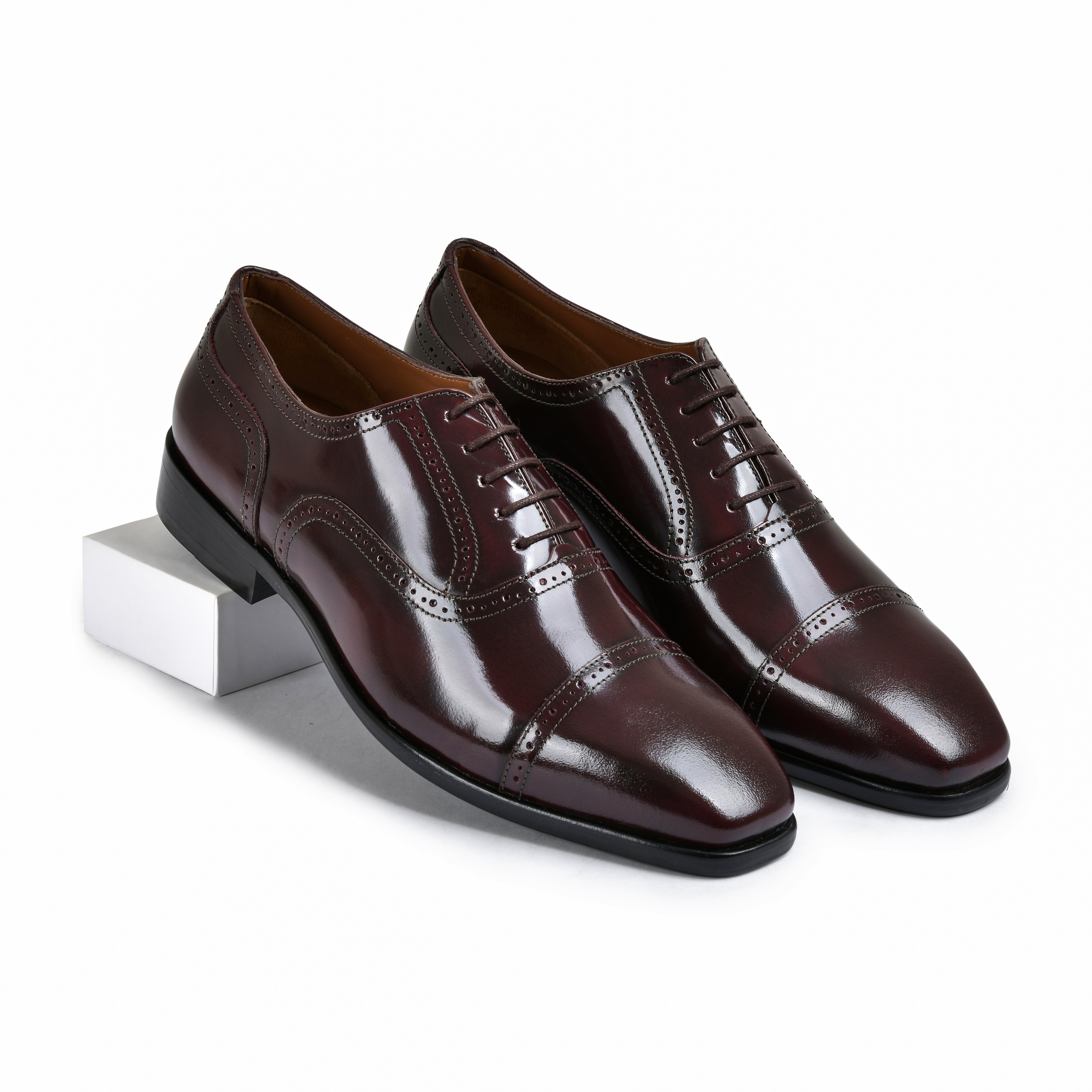 CHARLES | BRUSHOFF BURGUNDY