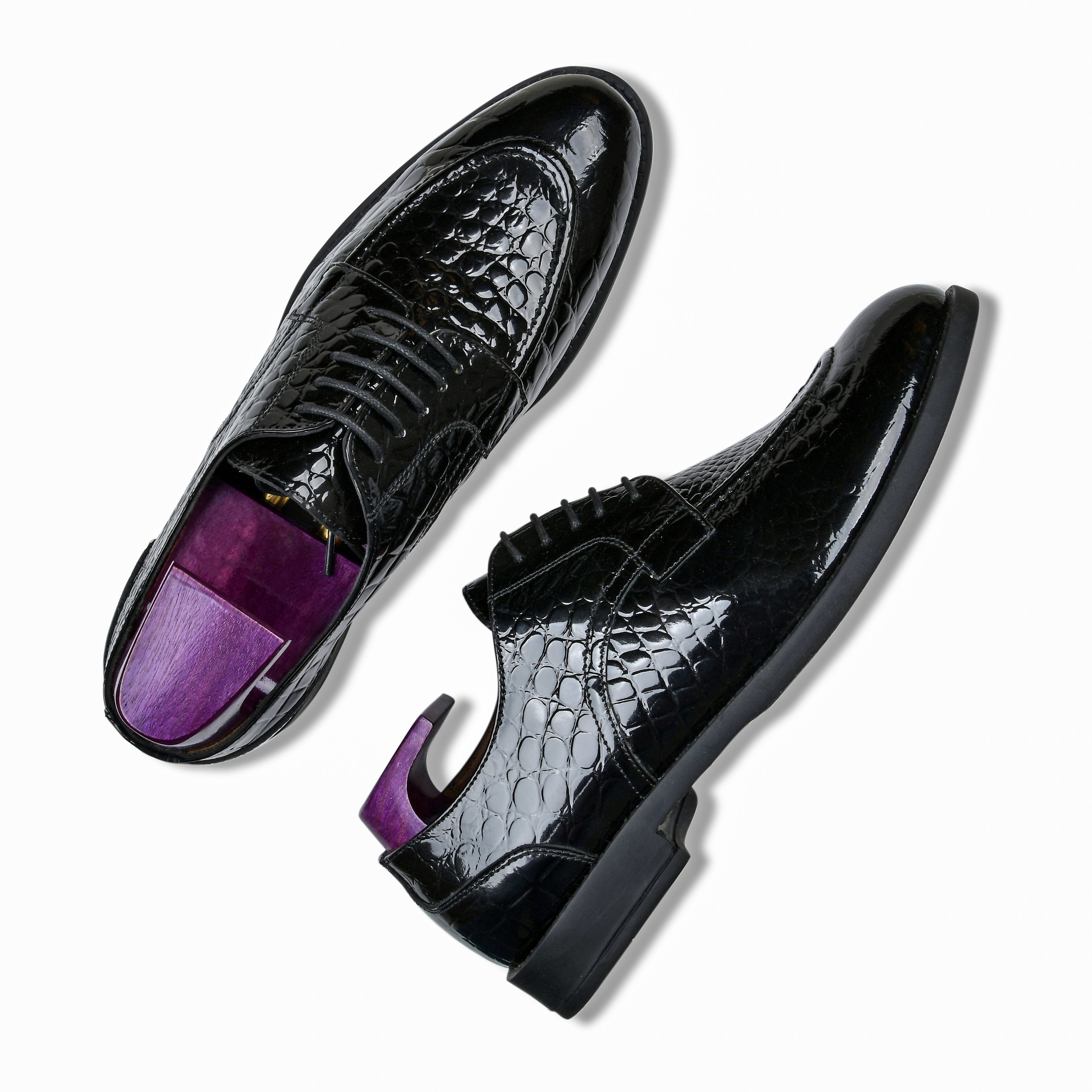 MATTHEW | BLACK CROCO PATENT