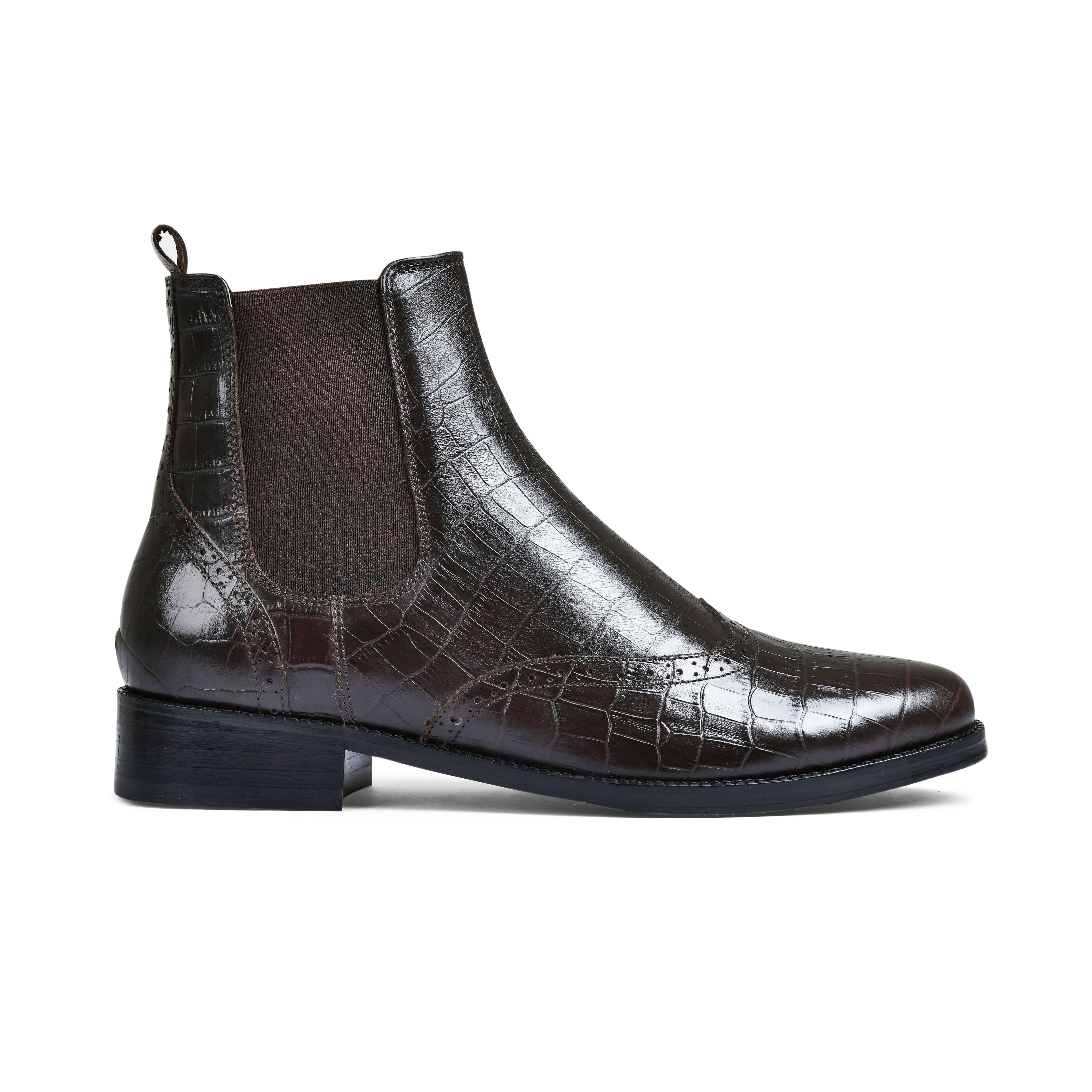 WADE | DARK BROWN CROCO