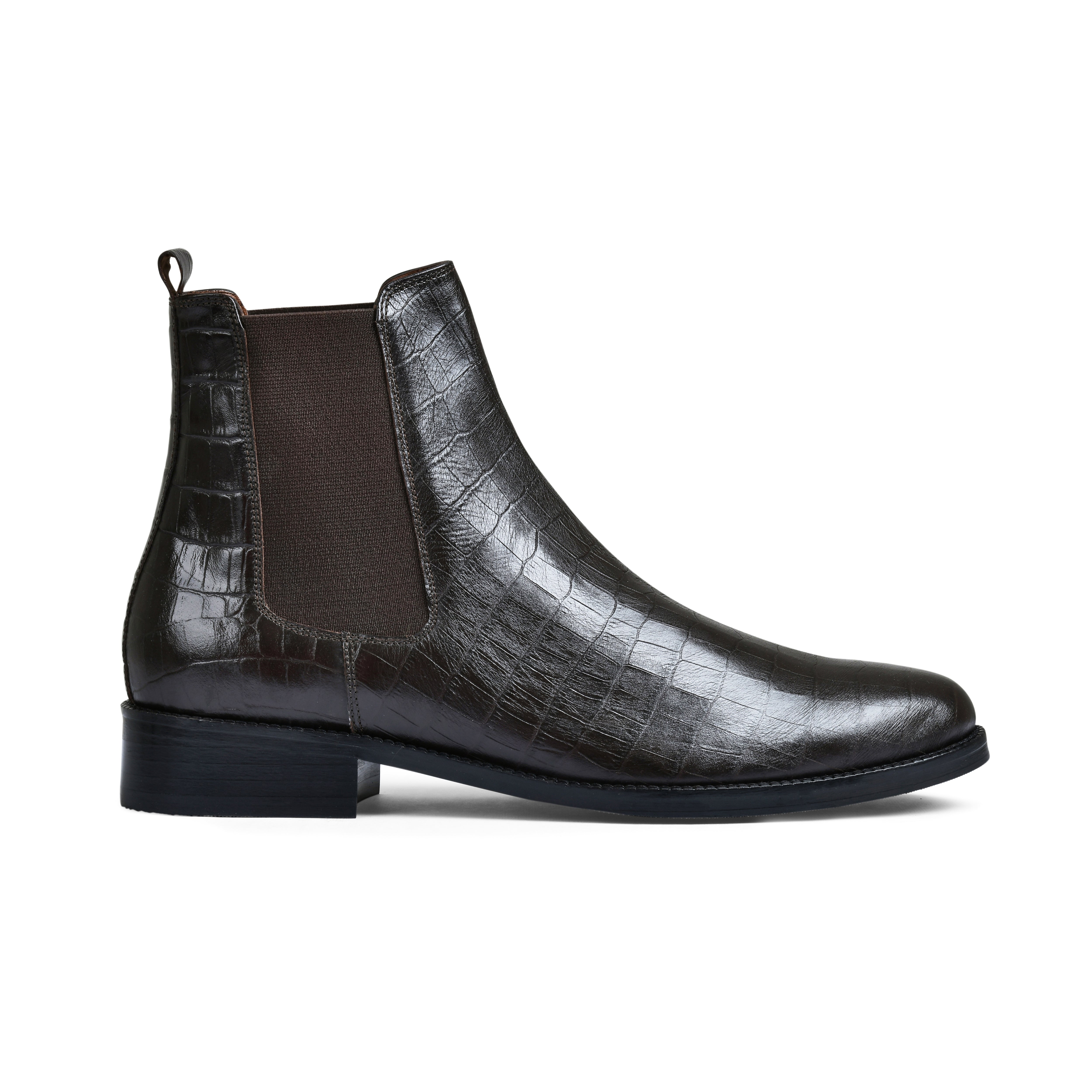 WELLINGTON | DARK BROWN CROCO