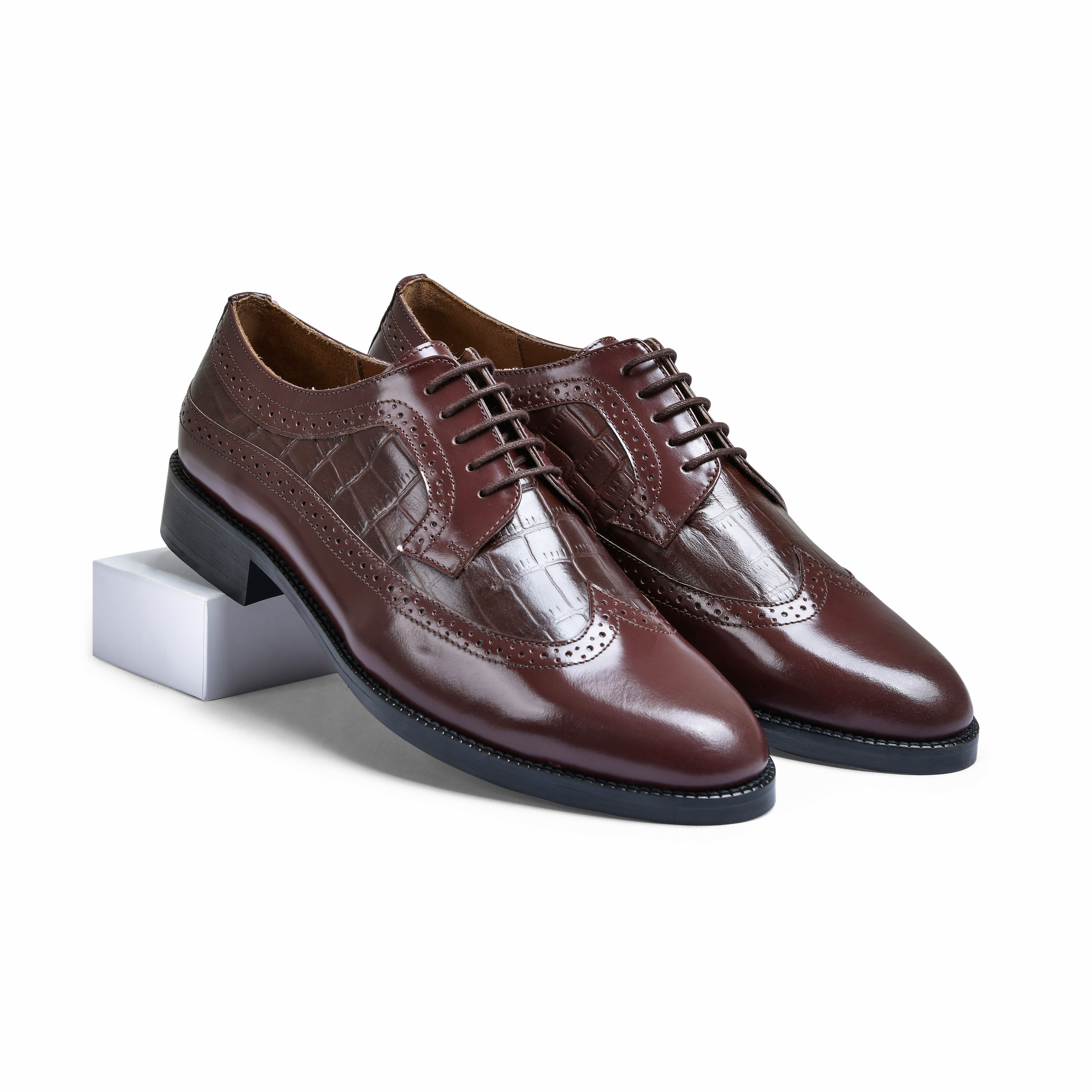 DOMINIC | BURGUNDY CROCO