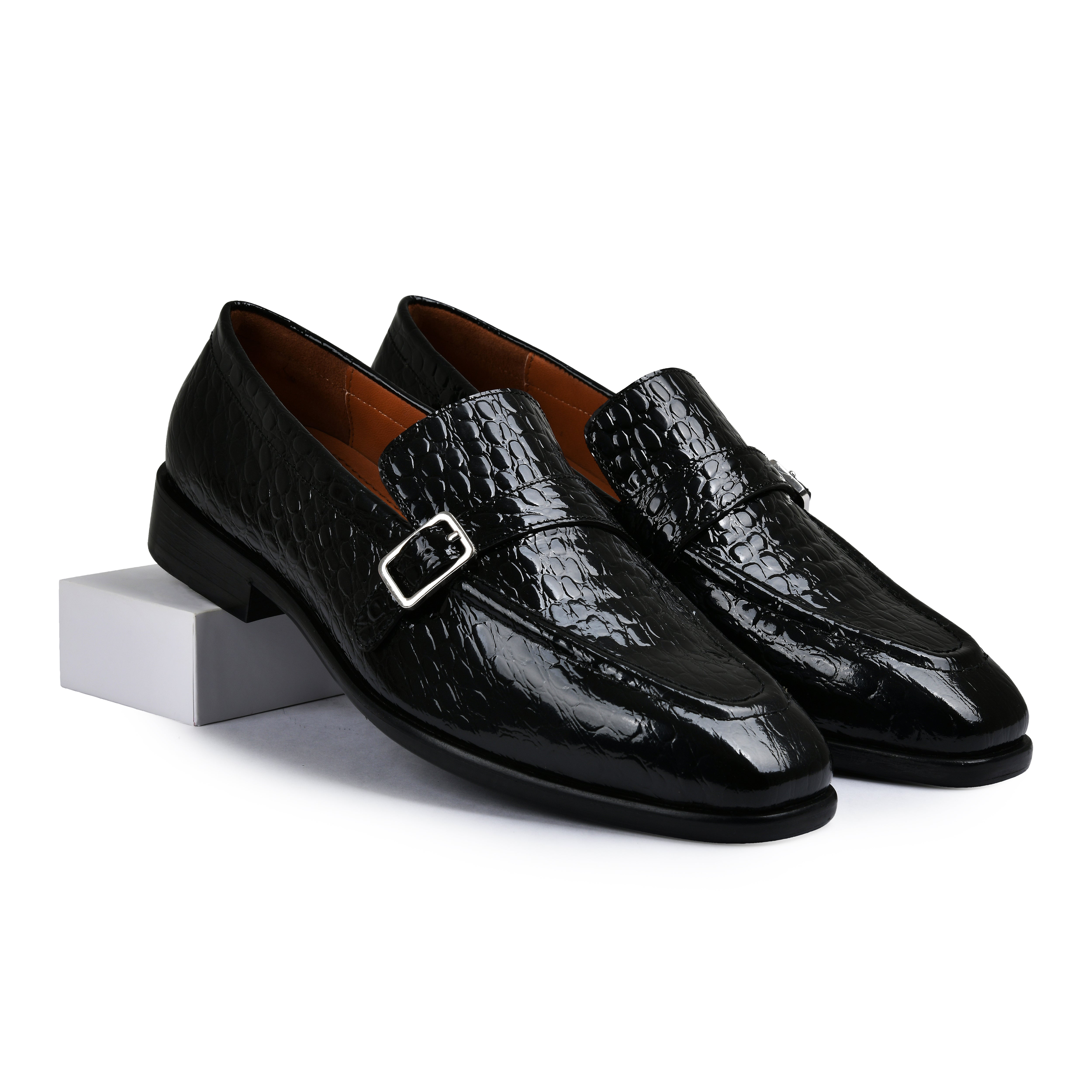 HARVEY | BLACK CROCO PATENT